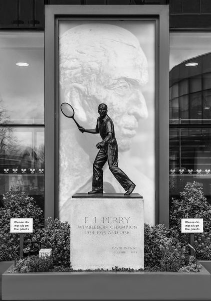 Fred Perry Staue All England Club Wimbledon